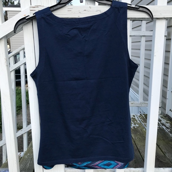 Ann Taylor - Blue Athletic Casual Tank - Picture 3 of 3